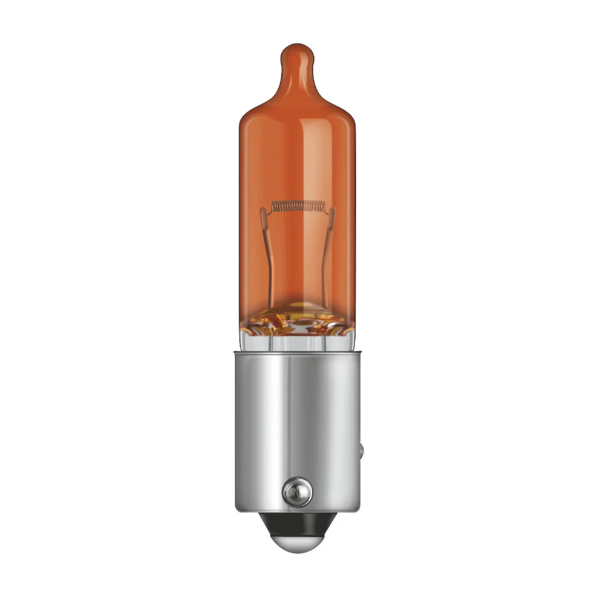 [LLBMG078] HALOGEN MINI BULB HY21W AMBER  12V 21W BAY9s 